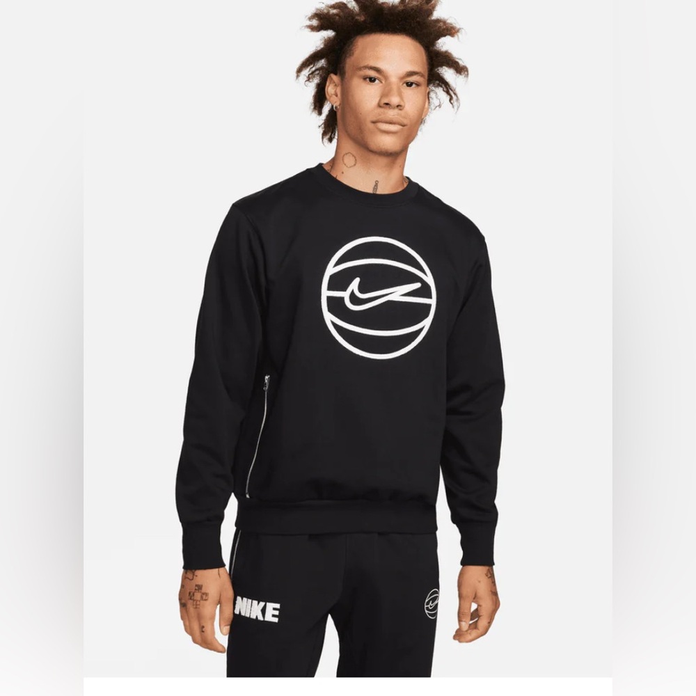 Nike Dri-FIT Standard Issue Men's‎ Basketball Crew 'Black/White' size S